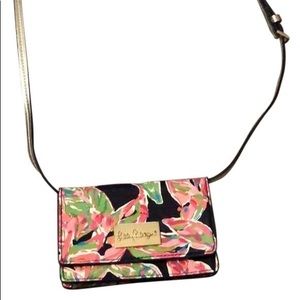 Lilly Pulitzer crossbody wallet bag